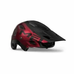 Casco Integrale Met Parachute Mcr Mips (Rosso/Nero Metallizzato) -Negozio online Caschi Italia casco integrale met parachute mcr mips rossonero metallizzato 3