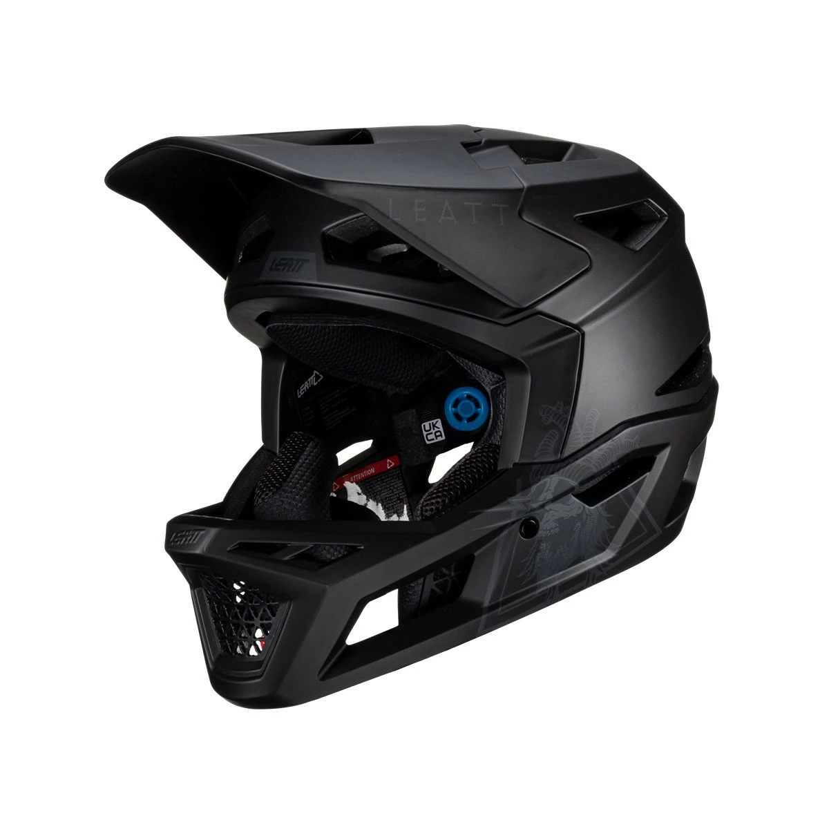 Casco Leatt MTB Gravity 4.0 2023 (Stealth) 4 Casco Leatt MTB Gravity 4.0 2023 (Stealth) - immagine 2