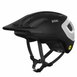 Casco Poc Axion Race Mips (Uranium Black Matt/Hydrogen White)