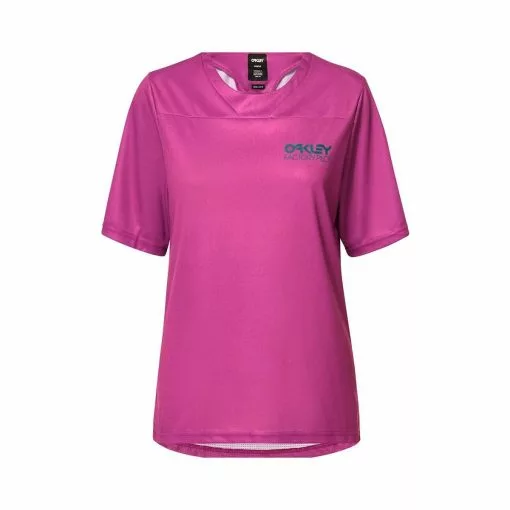 Maglia Donna Oakley Factory Pilot Lite Mtb (Rosa) -Negozio online Caschi Italia maglia donna oakley factory pilot lite mtb