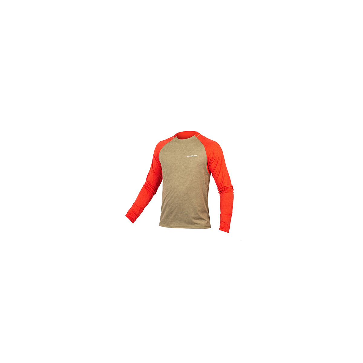 Maglia Endura Singletrack L/S Jersey (Marrone/Arancione) 3 Maglia Endura Singletrack L/S Jersey (Marrone/Arancione)