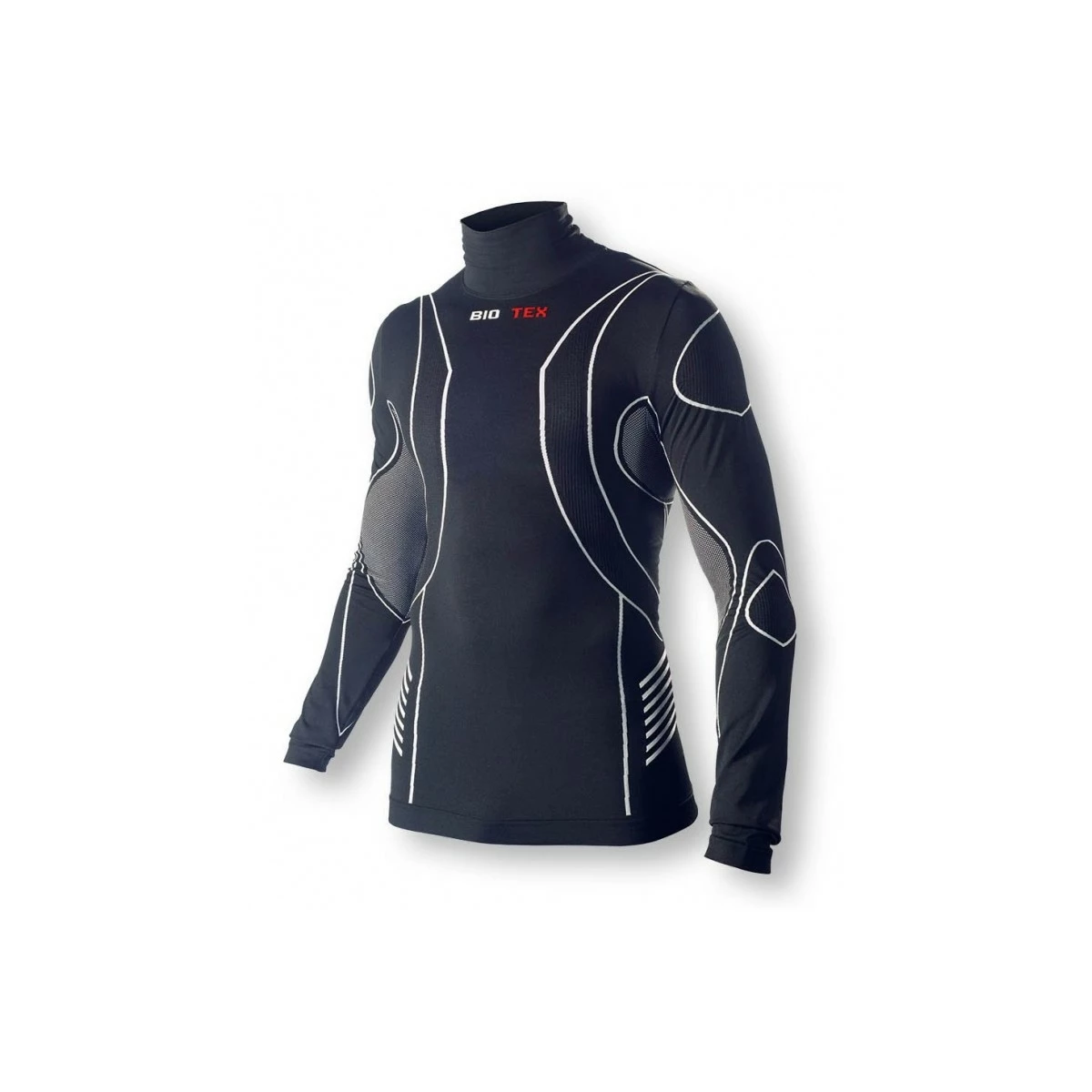 Maglia Intima Lunga Lupetto Biotex Hightech Seamless Nero 3 Maglia Intima Lunga Lupetto Biotex Hightech Seamless Nero