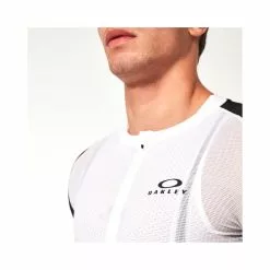 Maglia Oakley Endurance Ultra Lite (White) -Negozio online Caschi Italia maglia oakley endurance ultra lite white 4