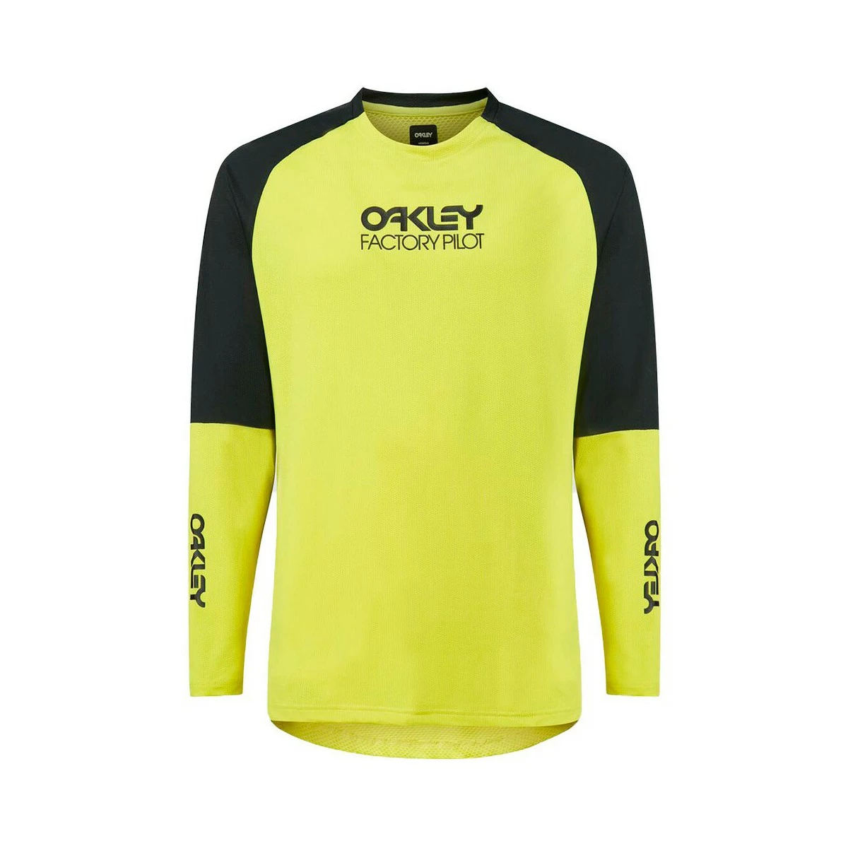 Maglia Oakley Factory Pilot MTB Ls Jersey (Black/Sulphur) 3 Maglia Oakley Factory Pilot MTB Ls Jersey (Black/Sulphur)
